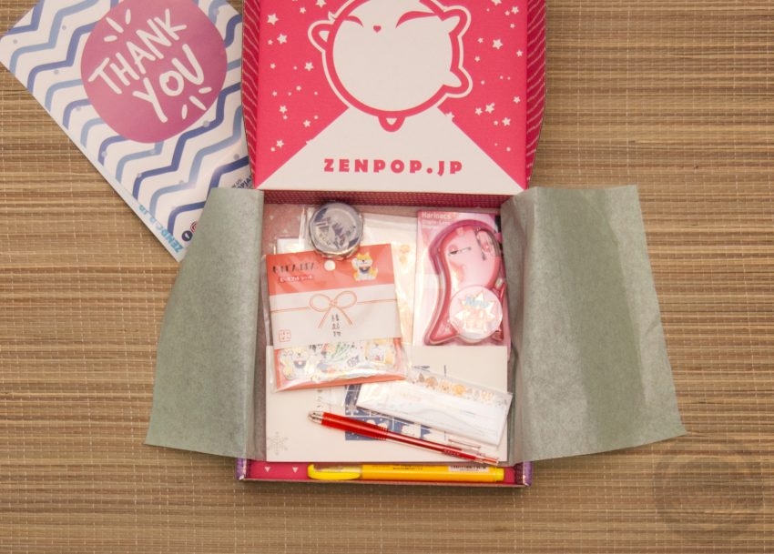 Zenpop Review - ZenPop Stationery Subscription Box - 着物月 Kimono Tsuki