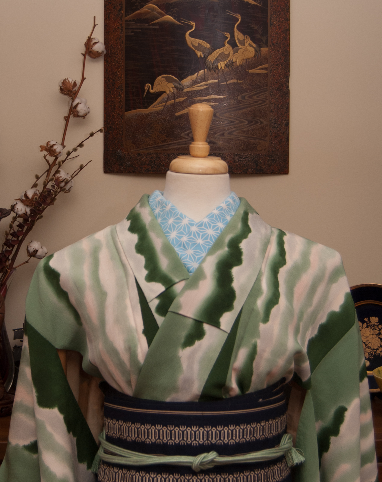 Japanese Kimono Nihon Tenugui Towel ASANOHA